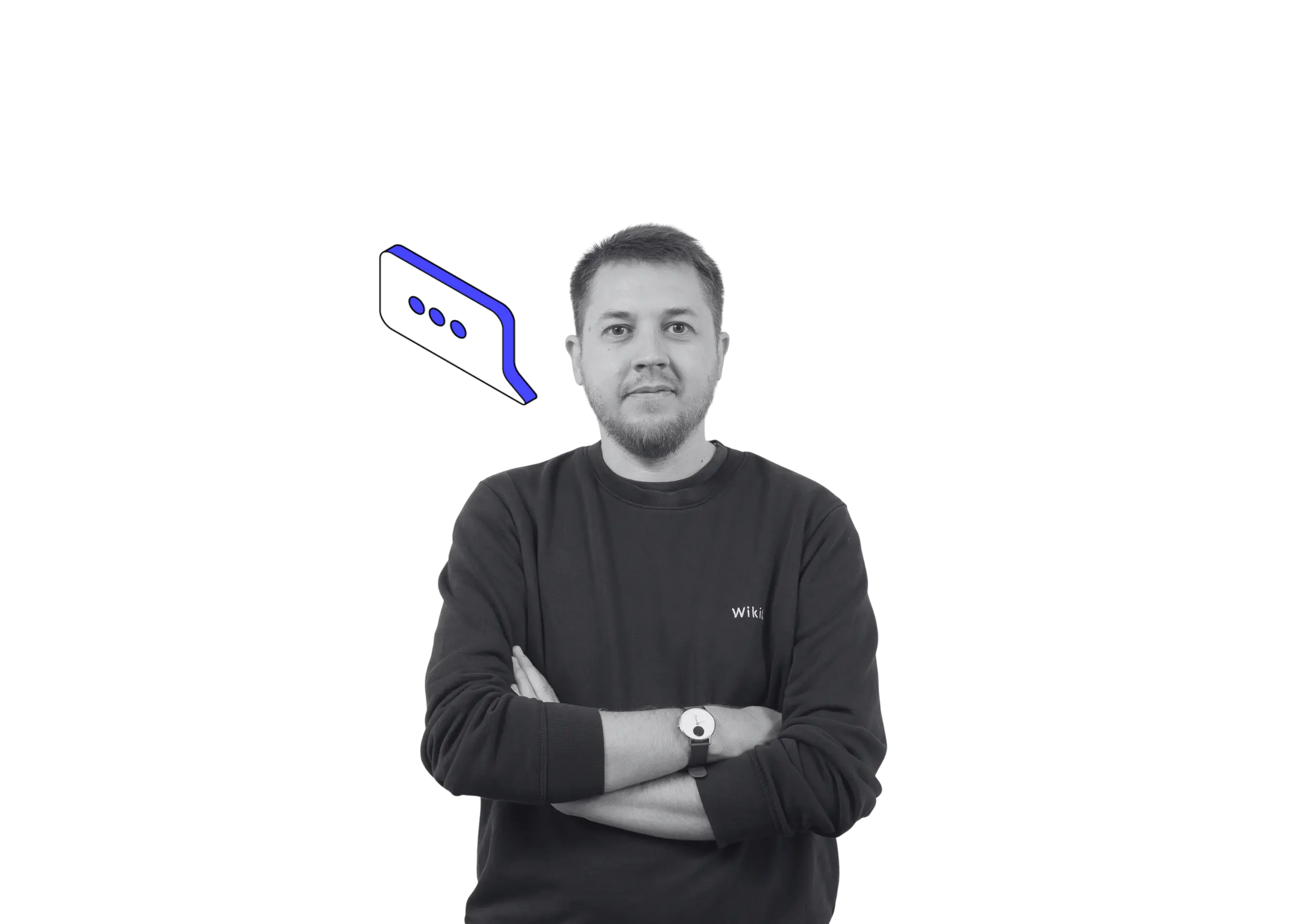 Portrait Stefan Michalet, Lead Developer Wikit